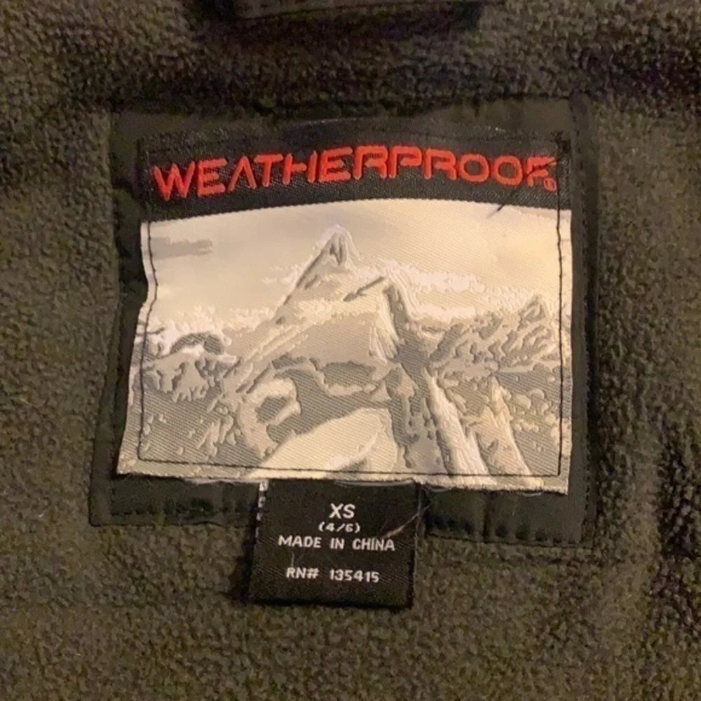 WEATHER PROOF BOYS BLACK SIZE EXTRA SMALL COAT